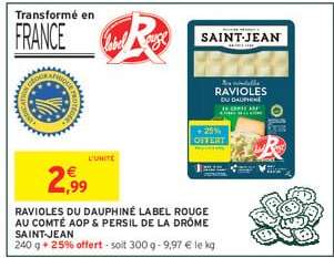 Ravioles du Dauphiné Label Rouge