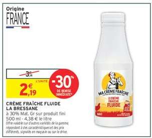 CRÈME FRAÎCHE FLUIDE LA BRESSANE
