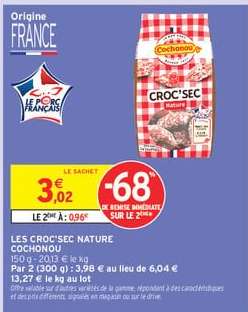LES CROC'SEC NATURE COCHONOU