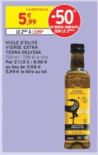Huile D'olive Vierge Extra Terra Delyssa