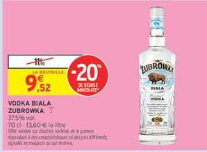 VODKA BIALA ZUBROWKA