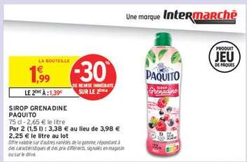 Sirop Grenadine Paquito