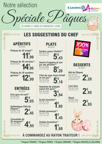 Catalogue E.Leclerc - 25/03/2026 - 06/04/2026.