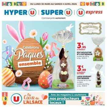Catalogue Magasins U - 31/03/2026 - 12/04/2026.