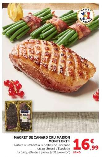 MAGRET DE CANARD CRU 'MAISON MONTFORT'