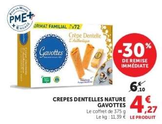 CREPES DENTELLES NATURE GAVOTTES