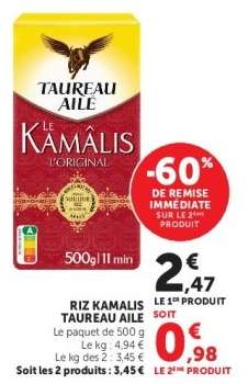 Riz Kamalis Taureau Aile
