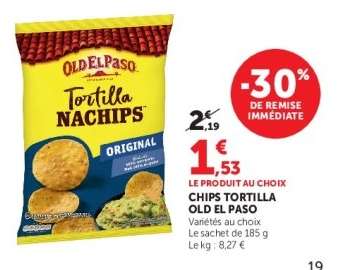 CHIPS TORTILLA OLD EL PASO