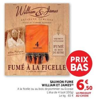 SAUMON FUME WILLIAM ET JAMES