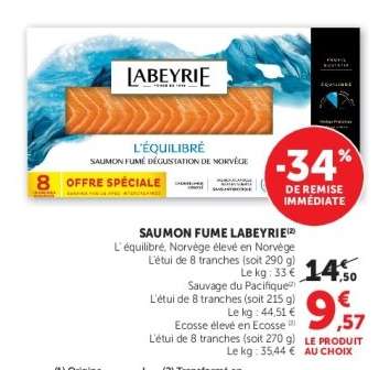 SAUMON FUMÉ LABEYRIE