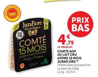 COMTÉ 15 MOIS JURAFLORE