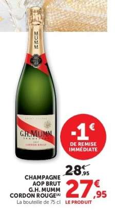 CHAMPAGNE AOP BRUT G.H. MUMM CORDON ROUGE
