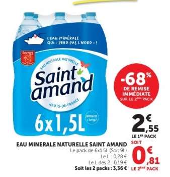 Eau Minérale Naturelle Saint Amand