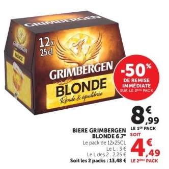 BIERE GRIMBERGEN BLONDE 6.7°