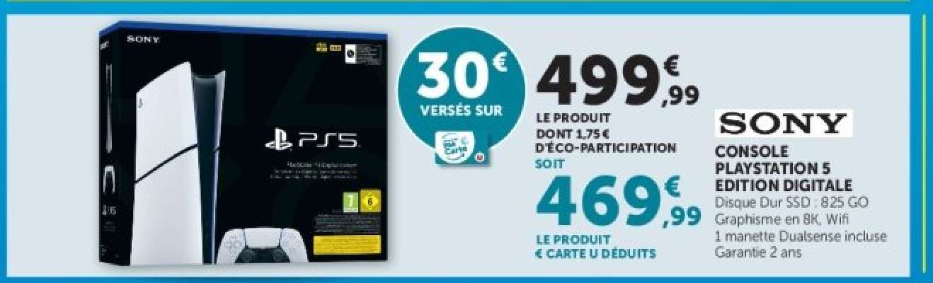 SONY CONSOLE PLAYSTATION 5 EDITION DIGITALE