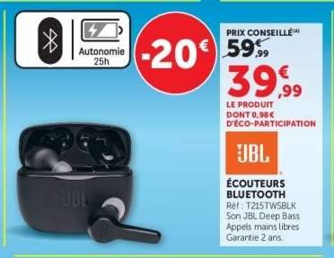 ÉCOUTEURS BLUETOOTH JBL