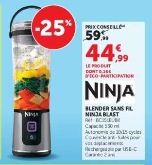 Blender sans fil Ninja Blast