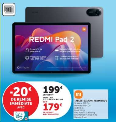 TABLETTE XIAOMI REDMI PAD 2