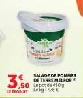 SALADE DE POMMES DE TERRE MELFOR