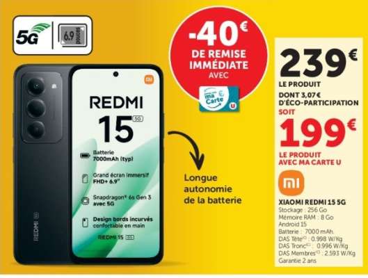 XIAOMI REDMI 15 5G