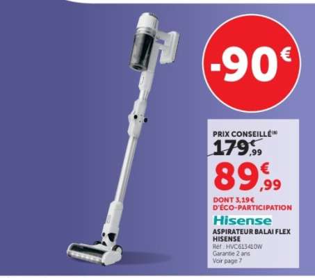 ASPIRATEUR BALAI FLEX HISENSE