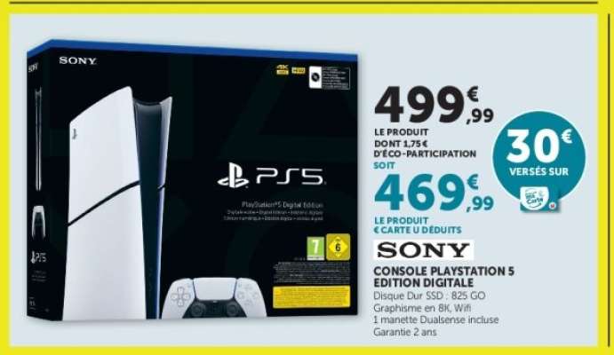 SONY CONSOLE PLAYSTATION 5 EDITION DIGITALE