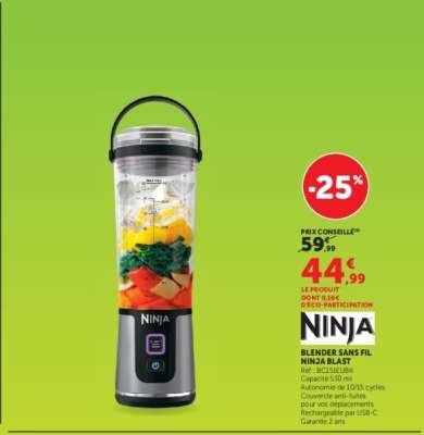 Blender sans fil Ninja Blast