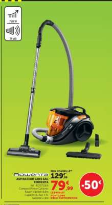 Rowenta Aspirateur sans sac