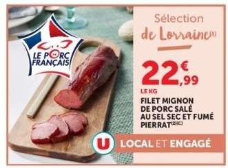 Filet Mignon de Porc Salé au Sel Sec et Fumé Pierrat