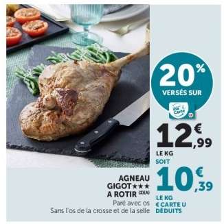 Agneau : gigot*** à rôtir