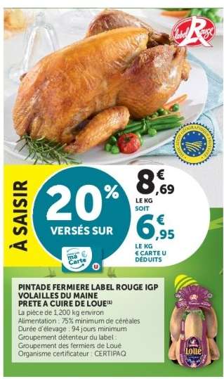 PINTADE FERMIÈRE LABEL ROUGE IGP