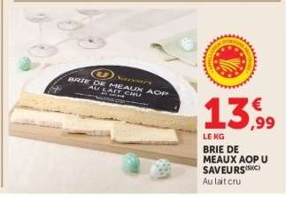 BRIE DE MEAUX AOP U SAVEURS