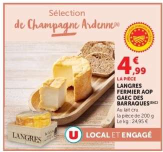 LANGRES FERMIER AOP GAEC DES BARRAQUES