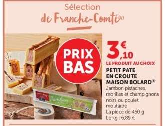PETIT PATE EN CROUTE MAISON BOLARD