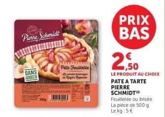 PATE A TARTE PIERRE SCHMIDT