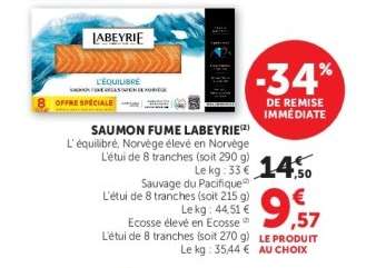 SAUMON FUMÉ LABEYRIE