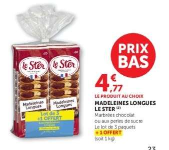 Madeleines Longues Le Ster