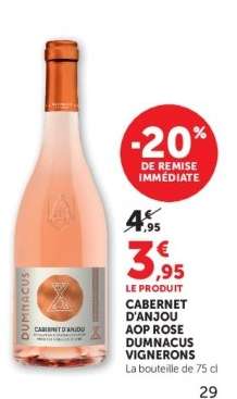 CABERNET D'ANJOU AOP ROSÉ DUMNACUS VIGNERONS