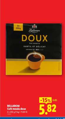 BELLAROM Café moulu doux