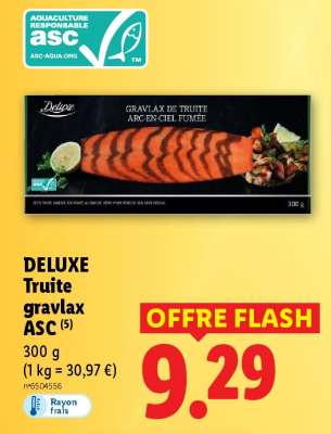 DELUXE Truite gravlax ASC