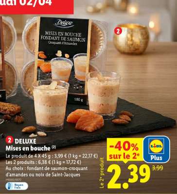 DELUXE Mises en bouche