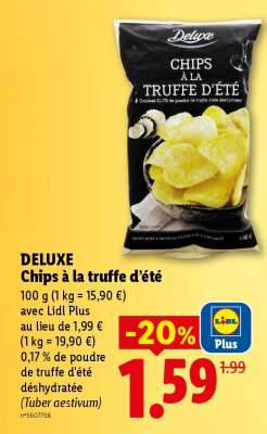 DELUXE Chips à la truffe d'été