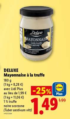 DELUXE Mayonnaise à la truffe