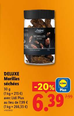 DELUXE Morilles séchées