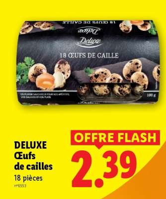 DELUXE Œufs de cailles