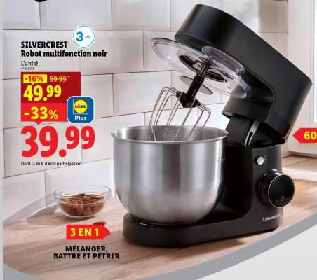 SILVERCREST Robot multifonction noir