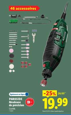 PARKSIDE Meuleuse de précision