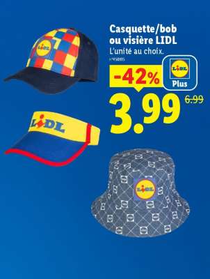 Casquette/bob ou visière LIDL