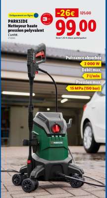 PARKSIDE Nettoyeur haute pression polyvalent