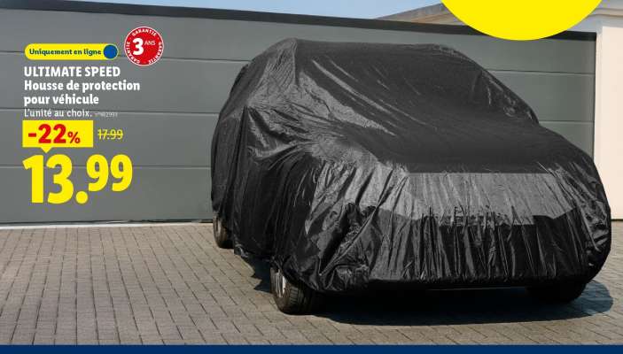 ULTIMATE SPEED Housse de protection pour véhicule